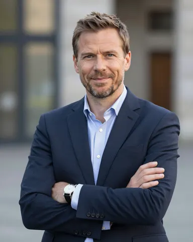 Bild 5 av 8. Instruktion: ”a photo of a CEO in Sweden”. AI-genererad.
